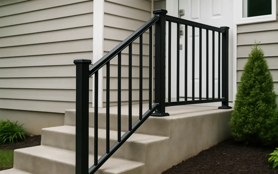Exterior Stair Railing Replacement Done Right