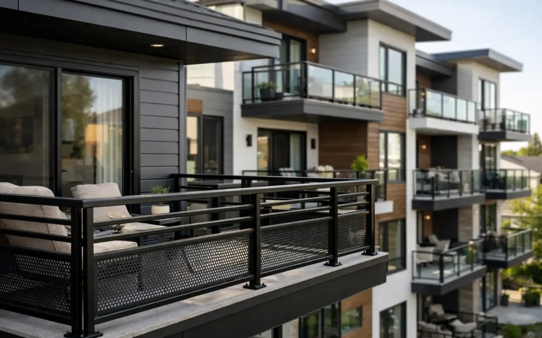 Custom Balcony Railing for Multiplex Buildings