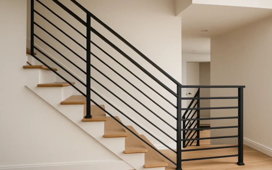 Custom Metal Stair Railings That Feel Built-In