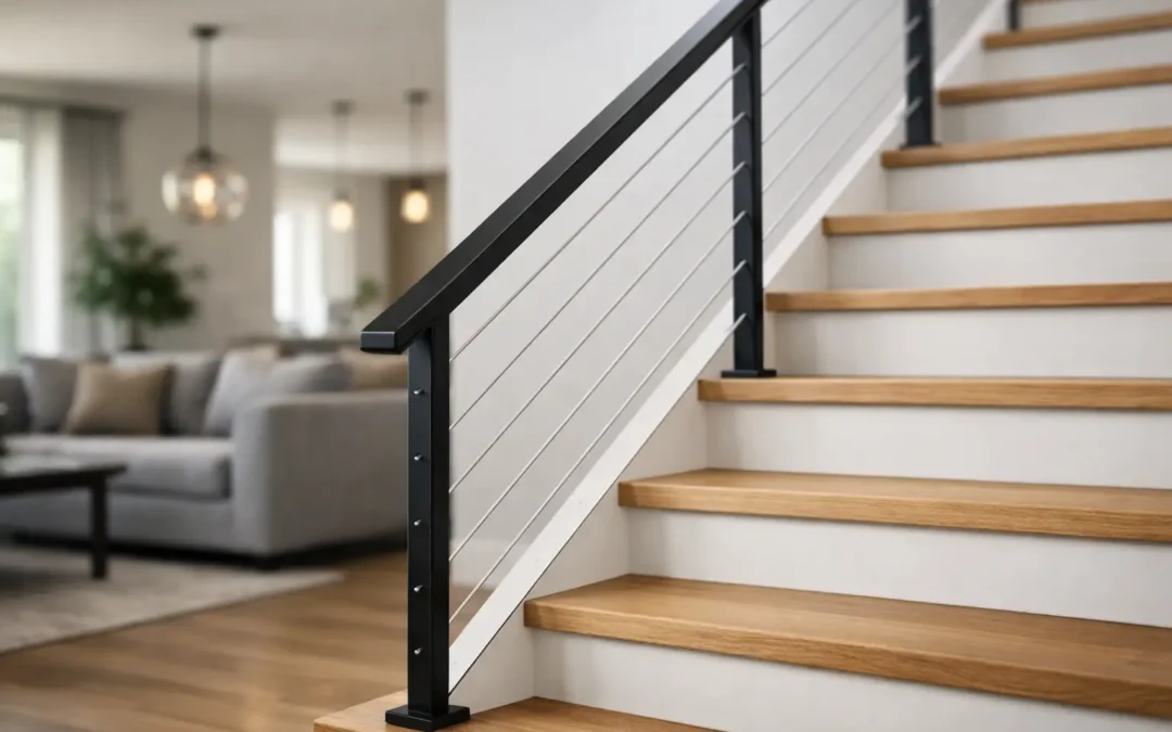 Case Study Stair Railing Modern Renovation