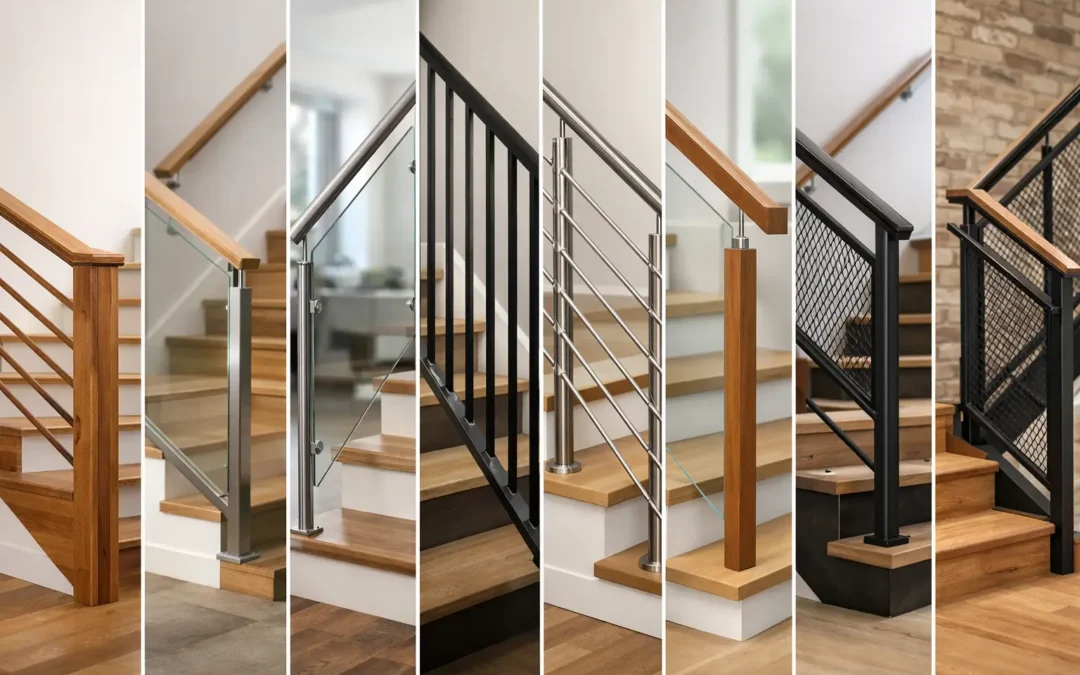 7 Best Modern Stair Railing Materials