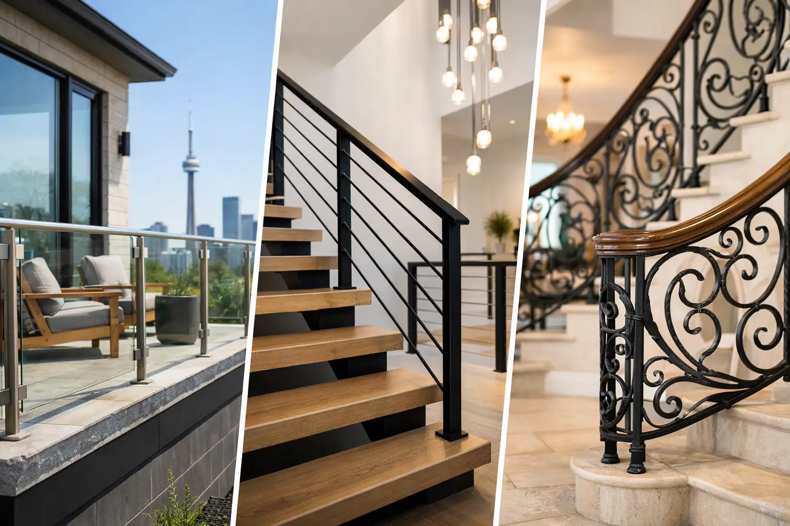 Shop Railing Design Custom Railings in Toronto That Fit the Build - Iron and Glass Design