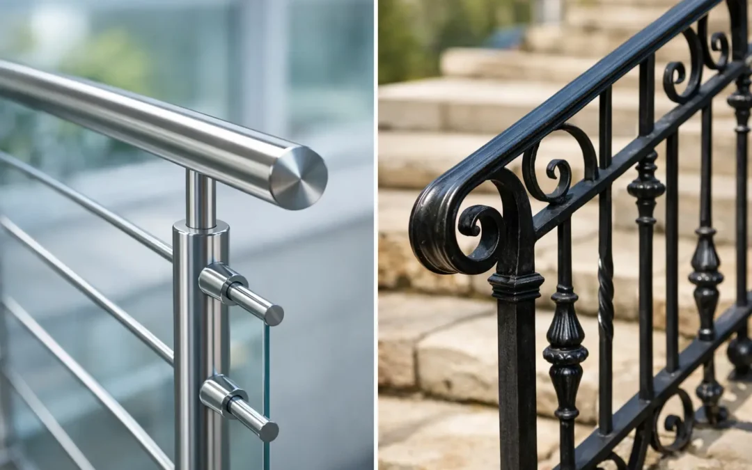Stainless Steel vs Wrought Iron Railings