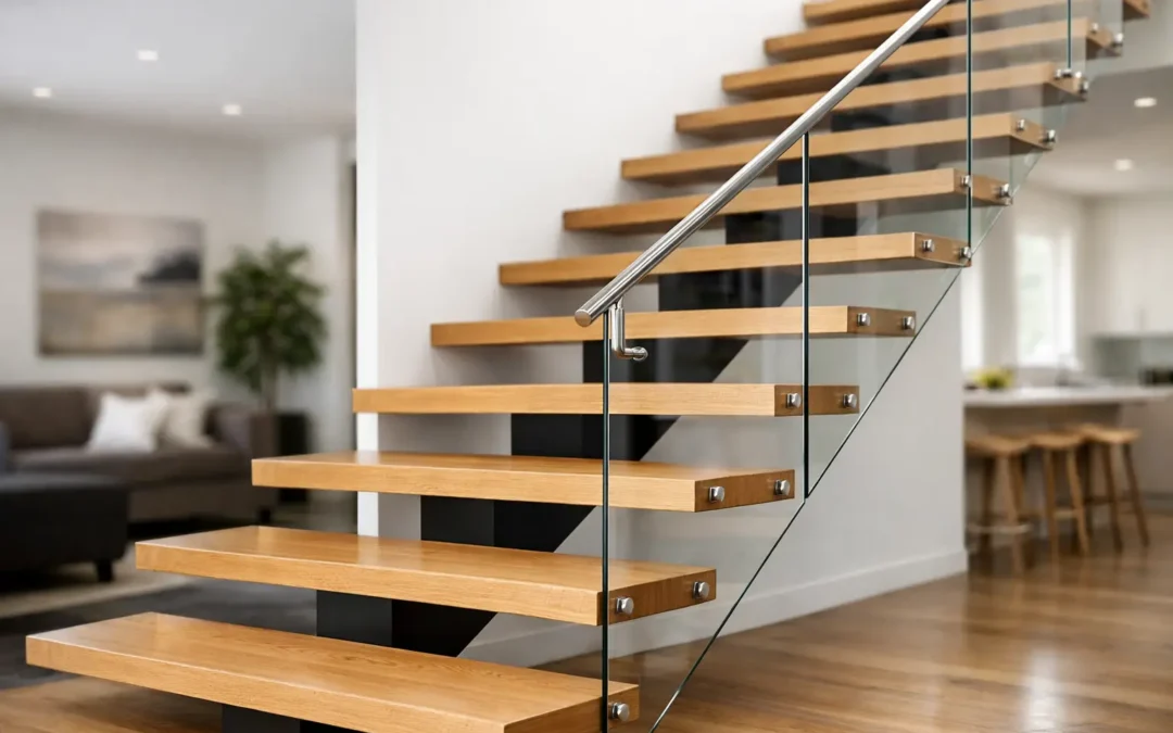 Staircase Guardrail Design for Open Risers