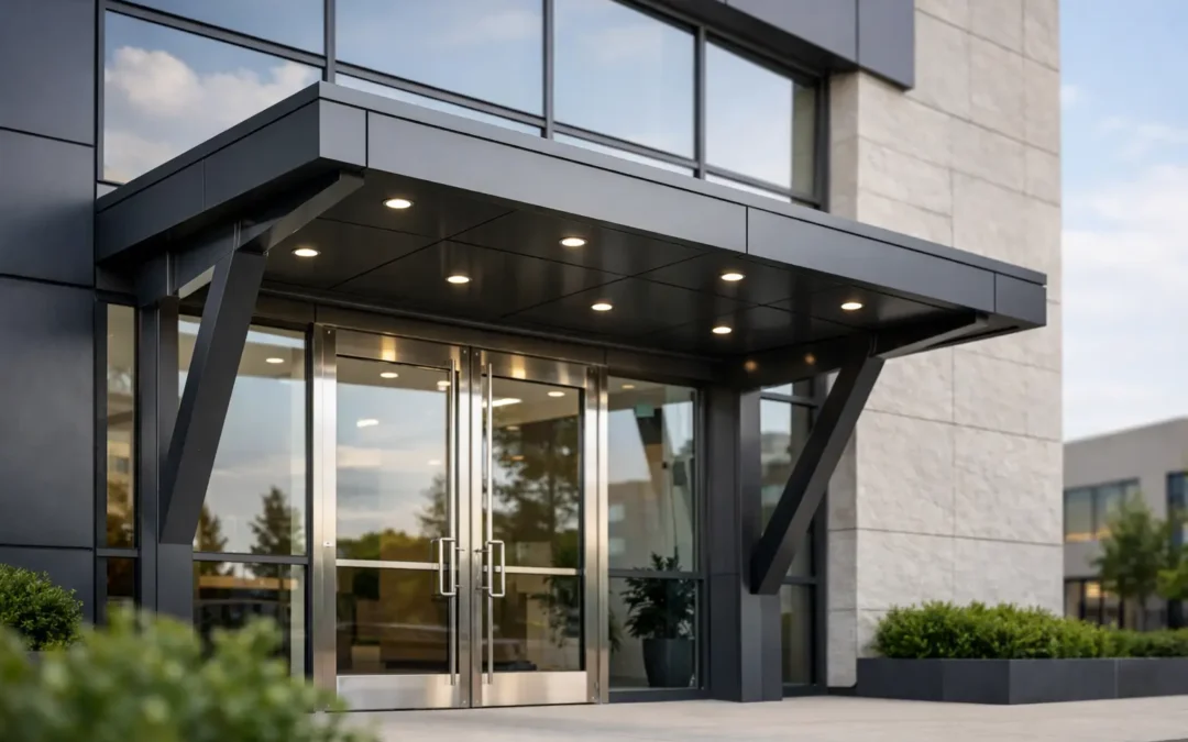 Commercial Entrance Metal Canopy Guide